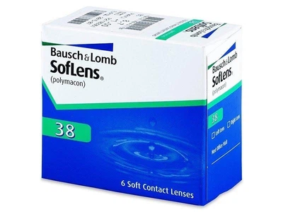 Контактные сферические линзы на 3 месяца Bausch&Lomb SofLens 38, кривизна 8.7, -5 6 шт.