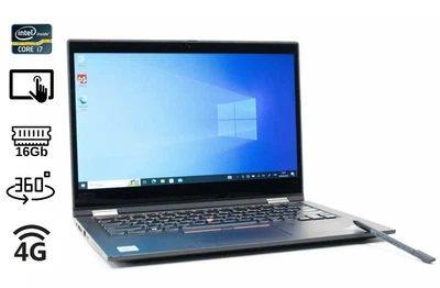 Ноутбук-трансформер Lenovo ThinkPad X13 Yoga i7-10510U 16RAM 256SSD FHD IPS LTE 13,3” Б/В