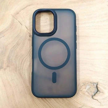 Чехол HOCO Smoke case Matte with MagSafe для iPhone 16 Black