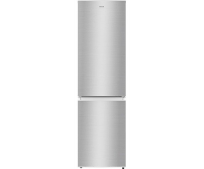 Холодильник Edler ED-230DBCI, Silver, двокамерний, з нижньою мор. камерою, загальний об'єм 170L, корисний об'єм 120L/50L, механічне керування, суперзамороження, A+, 151.8x44.4x53.6см