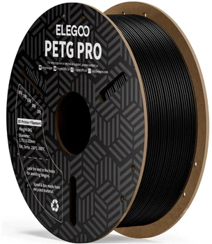 Пластик для 3D принтера Elegoo PETG PRO Filament 1 кг 1.75 мм Чорний (50.203.0198)
