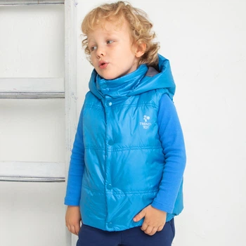 Жилет утеплення для хлопчика Trendy Tot 03-01509 блакитний 110 см (5 років)