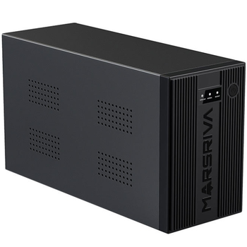 Источник бесперебойного питания Marsriva MR-UF1200 1200ВА 720Вт Line-Interactive LED version 3 AC Outlets 2x12V/9Ah Black (MR-UF1200)