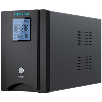Джерело безперебійного живлення Marsriva MR-UF1500P-H 1500ВА/1200Вт чиста синусоїда змінного струму без АКБ 24B Black (MR-UF1500P-H)