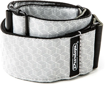 Ремінь гітарний Dunlop D67-12 2" Jacquard Cube Hatch Light Grey (R127254)
