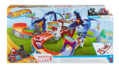 Автодром Hot Wheels Racerverse Spider-Man's Web Slinging Speedway Track Set HPL34 (194735162055)