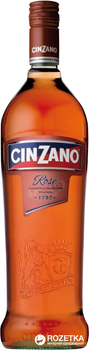 Вермут Cinzano Rose солодкий 1л 15% (8000020000037)