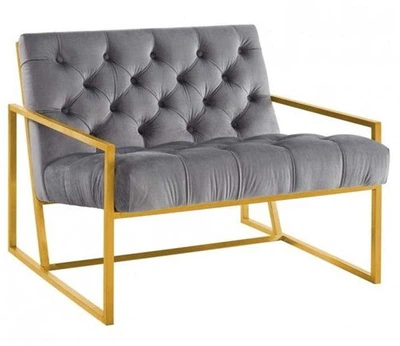 Диван металевий у стилі Лофт 1200*740*900 Sofa D 01