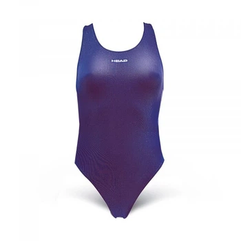 Купальник для басейну Head Solid Last Girl дитячий синій 6 років 110-122 см (452126.RY.6)