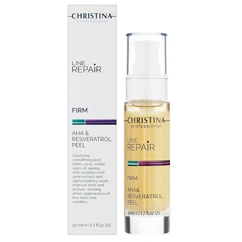 Пілінг для обличчя Christina Line Repair Firm AHA Resveratrol Peel з AHA-кислотами та ресвератролом 50 мл (CHR877)