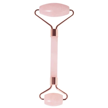 Роликовый массажер для лица Livarno Rouleau De Massage Facial En Quartz Rose из розового кварца