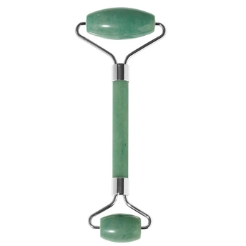 Роликовый массажер для лица Livarno Rouleau De Massage Facial En Quartz из зеленого кварца
