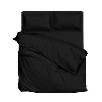 Простирадло SoundSleep 120096586 160х200 см Сатин Чорний