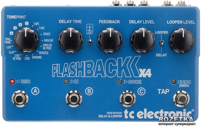 Педаль эффектов TC Electronic Flashback X4 Delay and Looper (525 469)