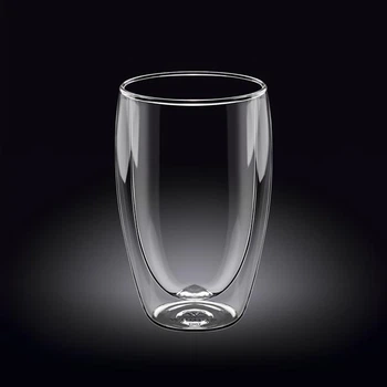 Термостакан с двойным дном Wilmax Thermo V400мл/h13cm/d8cm WL-888734