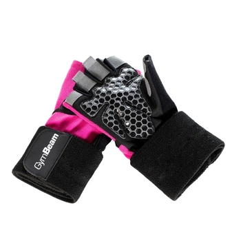 Жіночі спортивні рукавички Guard Pink S - GymBeam Accessories