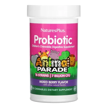 Пробиотик для ребенка Nature's Plus Probiotics Bi-Layer Chewable 30 tabs