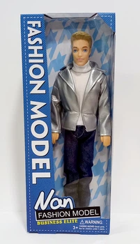 Кукла 99166 Кен, Fashion Model 30см, в кор-ке, 13-33-6см (6990298433816) Серебристый