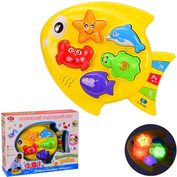 Игра 7385 2 в 1, Подводный мир Play Smart, рус., музыка, свет, бат., в коробке (6903135702013)