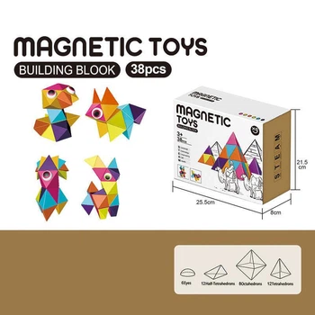 Конструктор магнитный 38 деталей A-Toys