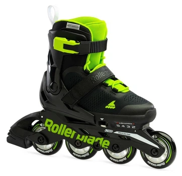 Ролики дитячі Rollerblade Microblade Black Green (28-32)
