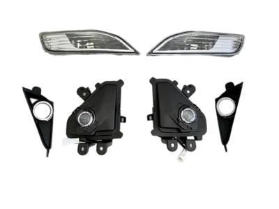 Led туманные фары + заглушки + указатели поворота Lexus GX 460 2014-2021 (левая+правая) для Lexus GX 460 2009-2023 (7353)