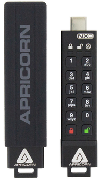 Флеш пам'ять Apricorn Aegis Secure Key 3NXC 32GB USB-C 3.2 Black (ASK3-NXC-32GB)