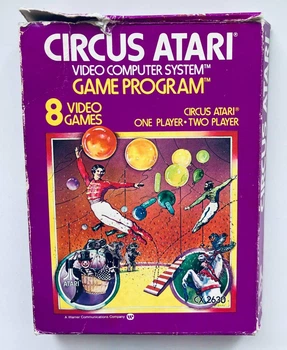 Circus Atari, английская версия - картридж для Atari 2600, Б/У