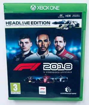 F1 2018 Headline Edition, русские субтитры - диск для XBOX One, Б/У