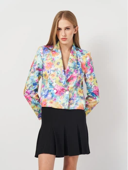 Куртка жіноча Zara 7662/499 S Різнокольорова (07662499330025)