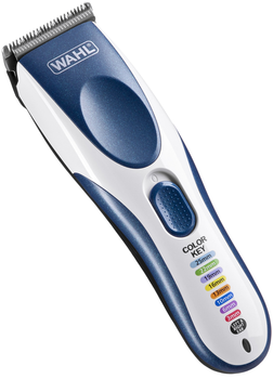 Набір для стрижки WAHL Color Pro Cordless, мережа+акум., тример,гребінець,ножиці, сталь, синій (09649-916)