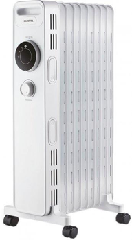 Оливний (масляний) радіатор KUMTEL KUM-1225S White