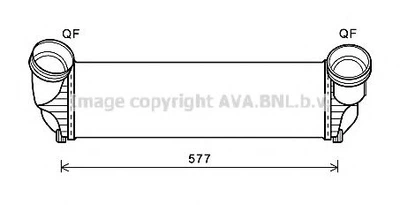 Інтеркулер BMW X5e70 X5F15 (BWA4543) AVA Ava (BWA4543)