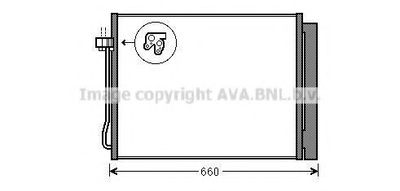 BWA5377D AVA Радіатор кондиціонера X5 E70,F15,X6 E71,F16 07- Ava (BWA5377D)