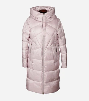 Пуховик зимний длинный женский Lusskiri 182069 XL Розовый (LV2200004831138)