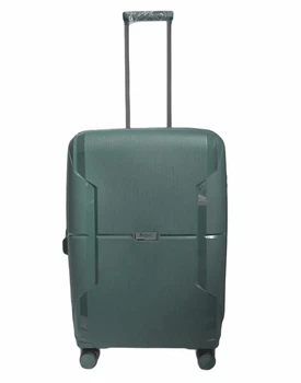 Чемодан пластиковый AIRTEX 245 средний 67 см серо-синий Ap00090