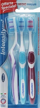 Зубна щітка Piave Intensity White Medium 3 шт. середньої жорсткості (8009315038212)