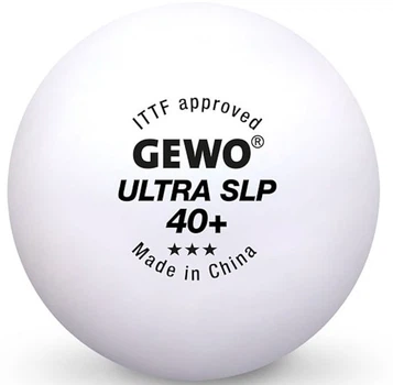 М'ячі для настільного тенісу Gewo Ultra SLP 40+ ITTF 6 шт (81351200)