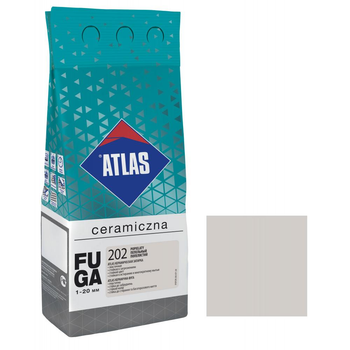 Фуга для плитки керамічна ATLAS CERAMICZNA 1-20 мм 202 попелястий 2 кг