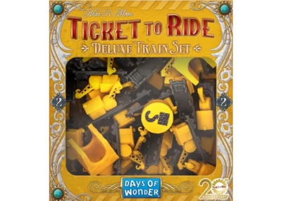Аксессуар Days of Wonder Промо набор для игры Билет на поезд 2 (желтый) (Ticket to Ride: 20th Anniversary Deluxe Train Set) (DOWTTRTS2)