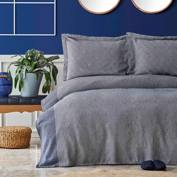 Покривало Nautica Home 120107379 230*240 см Бавовна + поліестер Синій