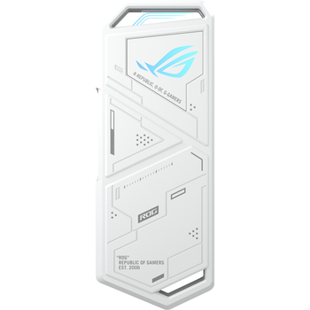 Портативний корпус для SSD ASUS ROG STRIX ARION ESD-S1C/WHT/G/AS PCIe NVMe M.2 2230/2242/2260/2280 USB Type-C 3.2 Gen 2x1 білий (90DD02H1-B09000)