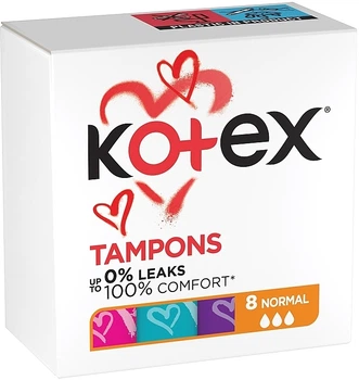 Тампони "Нормал", 8 шт - Kotex 8шт (810817-72606)