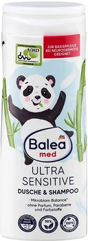 Детский шампунь-гель для душа для чувствительной кожи 2в1 - Balea Med Ultra Sensitive 300ml (1324564-3128217)