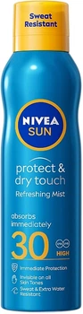 Солнцезащитный освежающий мист "Защита и сухое прикосновение" SPF 30 - NIVEA SUN Protect & Care Dry Touch Refreshing Mist 200ml (1333932-11248428)