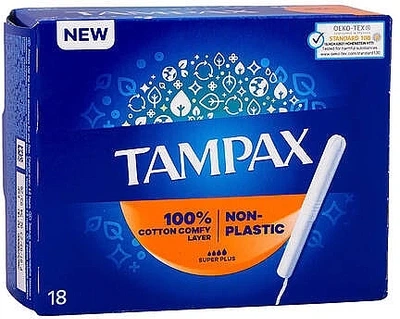 Тампоны с аппликатором, 18 шт. - Tampax Compak Super Plus 18шт (18шт) (1020252-1351632-2)