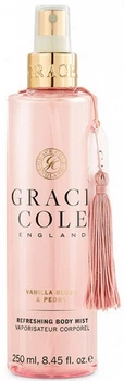 Парфумований спрей для тіла з ароматом ванілі та півонії - Grace Cole Vanilla Blush & Peony Body Mist 250ml (371045-20982521)