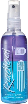 Спрей для солярію для інтенсивної засмаги - Radical Tan Super Dark Tanning Spray 165ml