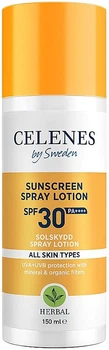 Солнцезащитный спрей-лосьон SPF 30+ - Celenes Herbal Sunscreen Spray Lotion Spf 30+ 150ml (1360277-15735789)