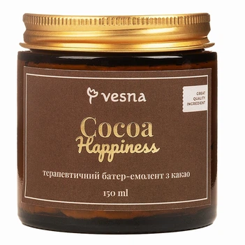 Терапевтический баттер-эмолент с какао - Vesna Cocoa Happiness 150ml (1371023-17676845)